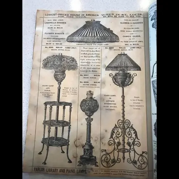 Antique 1890 Mermod & Jaccard Jewelry Co, Catalog St. Louis MO.